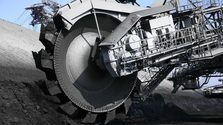bucket wheel excavator