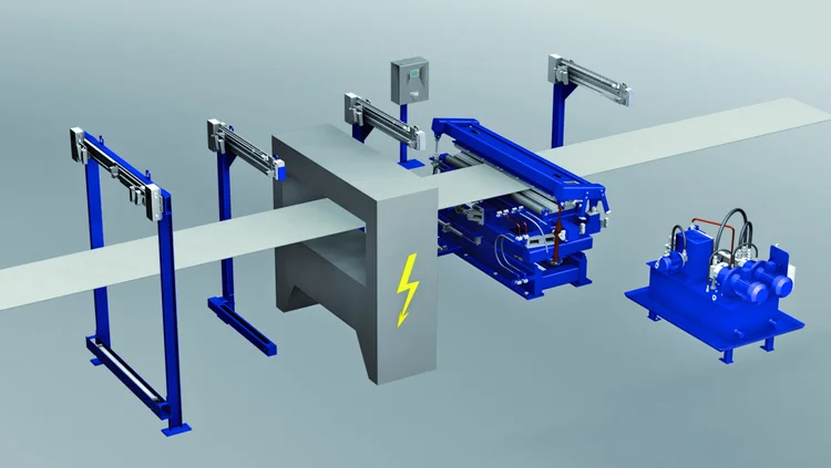 EMG Strip Centering & Welding